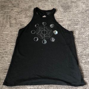 High Neck Racerback Tank